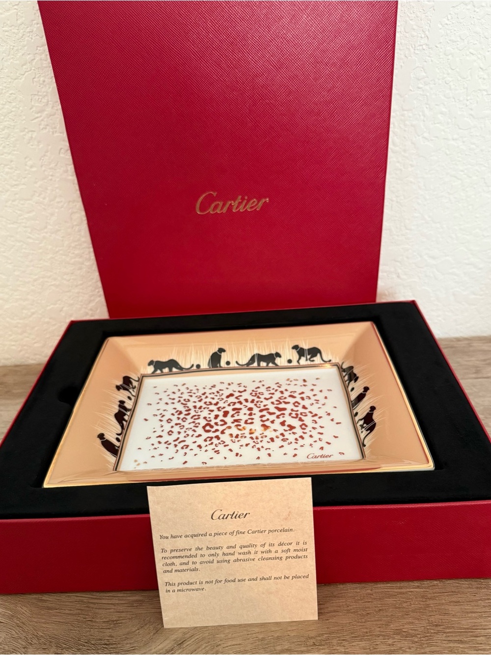 CARTIER Panthere Trinket Dish
